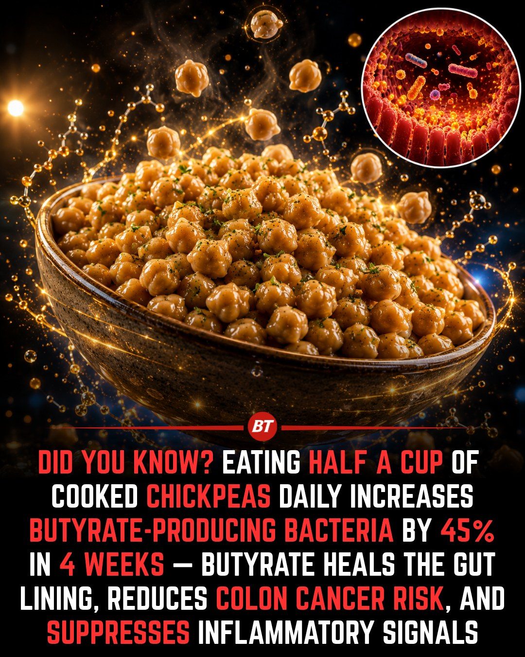 Chickpeas: Powerhouse for Gut Health and Colon Protection