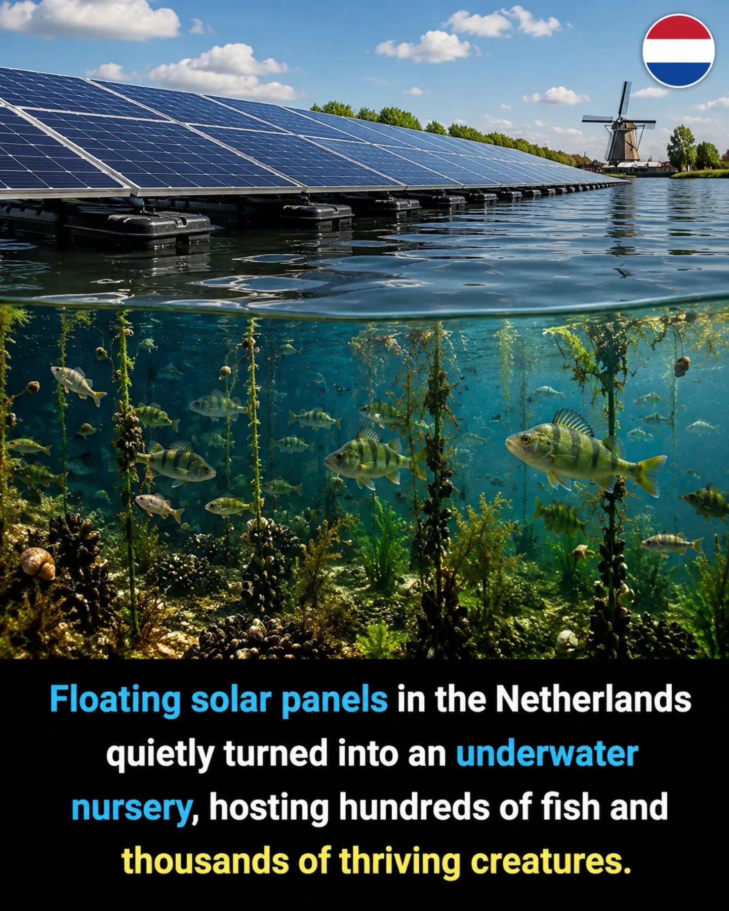 Floating Solar Panels Boost Underwater Ecosystems