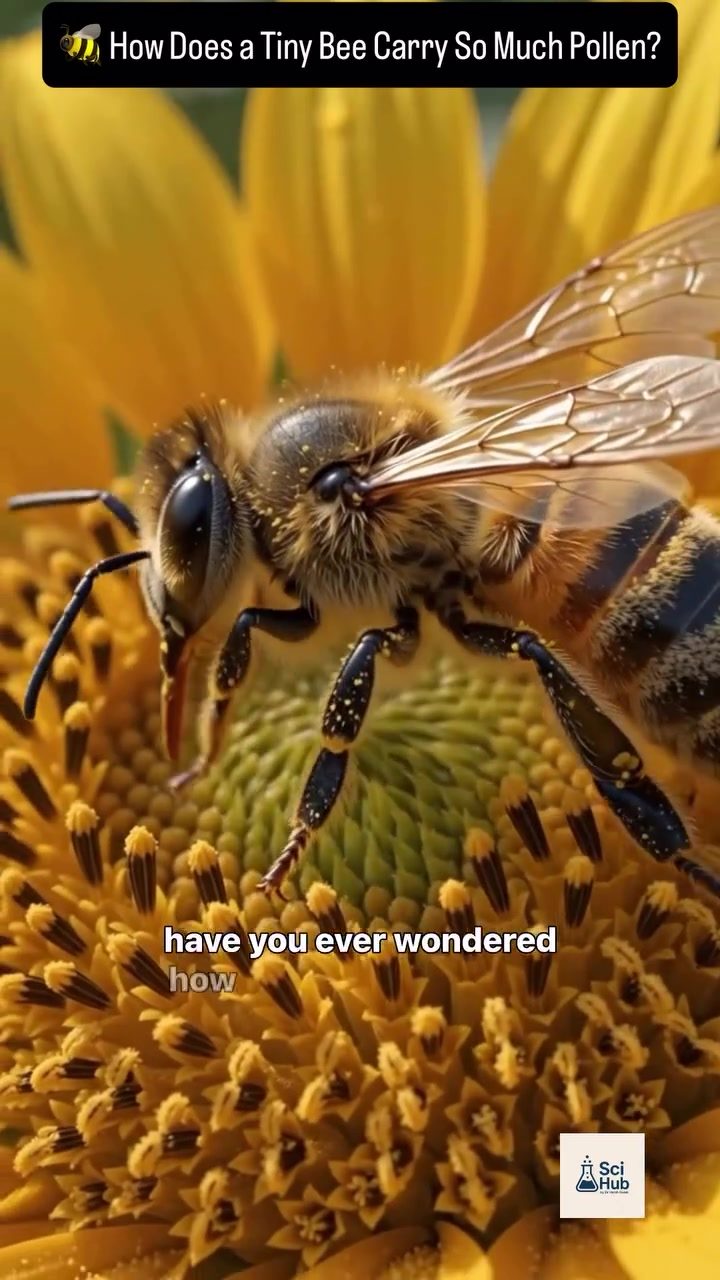 Honeybee Pollen Transport: Nature's Efficient System