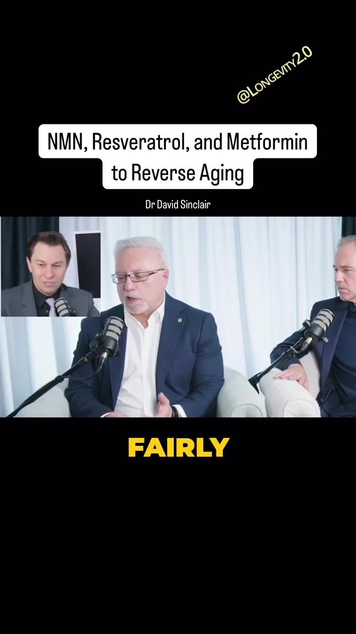 Dr. Sinclair On NMN, Resveratrol & Metformin For Longevity