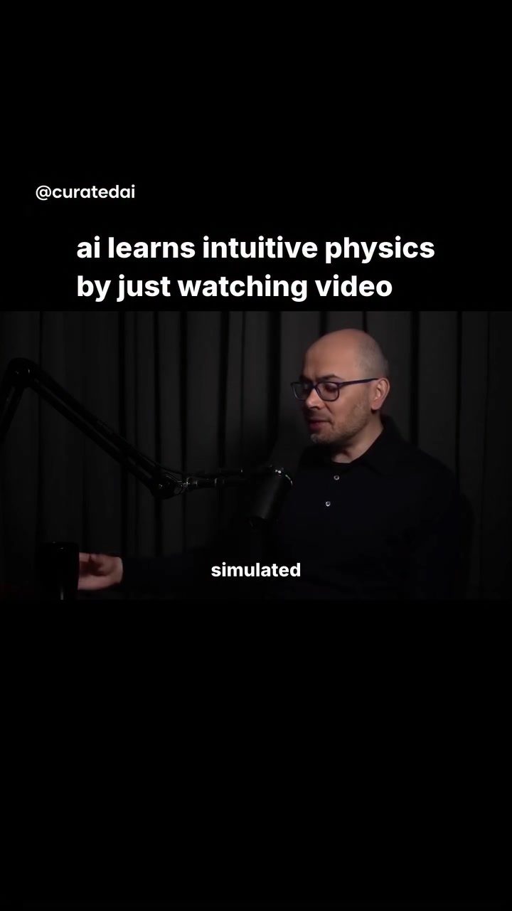 AI Learns Intuitive Physics Through Video Observation