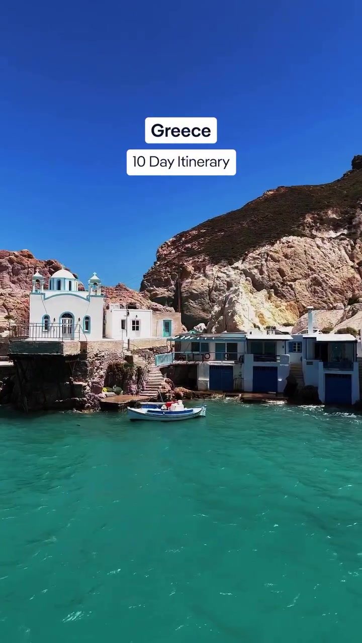 10-Day Greece Itinerary: Athens, Santorini, Paros, and Milos