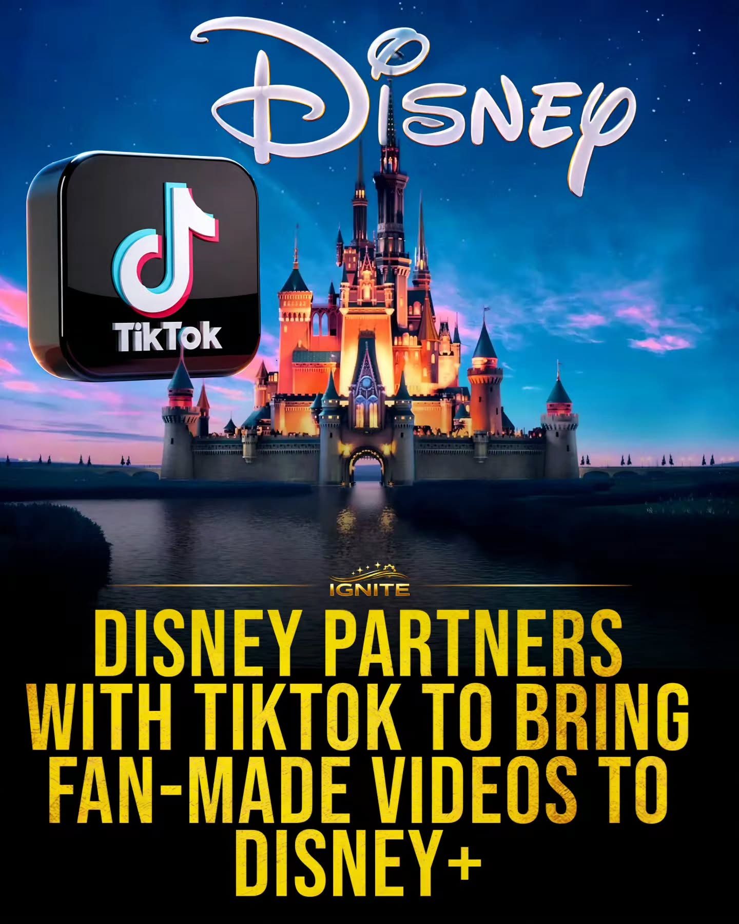 Disney and TikTok Unite to Bring Fan Videos to Disney+
