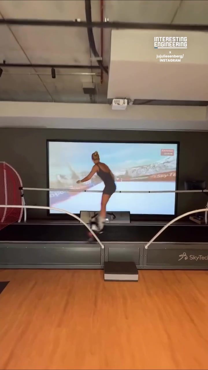 Train Indoors with SkyTech's Virtual Ski Simulator