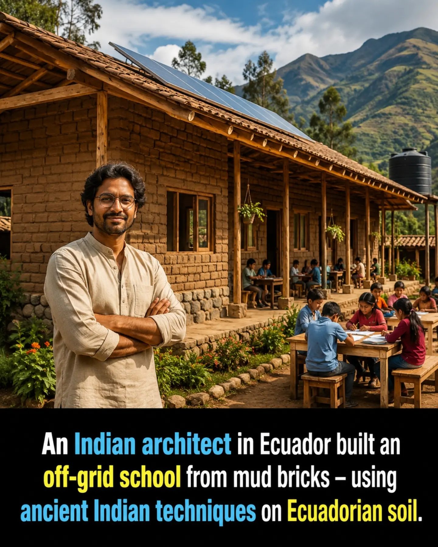 Ecuador's off-grid School: Ancient & Sustainable Design