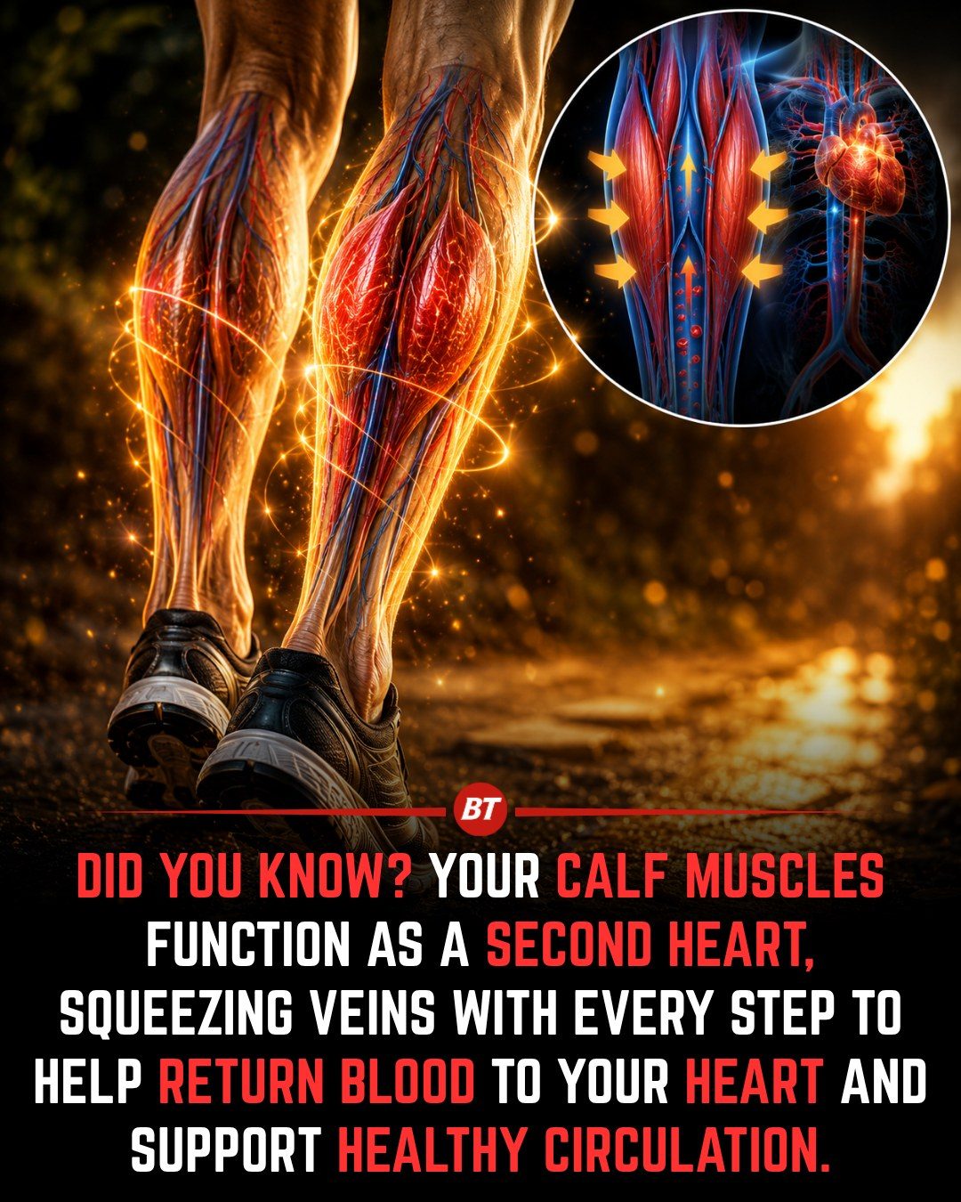 When Calf Muscles Act as a Second Heart