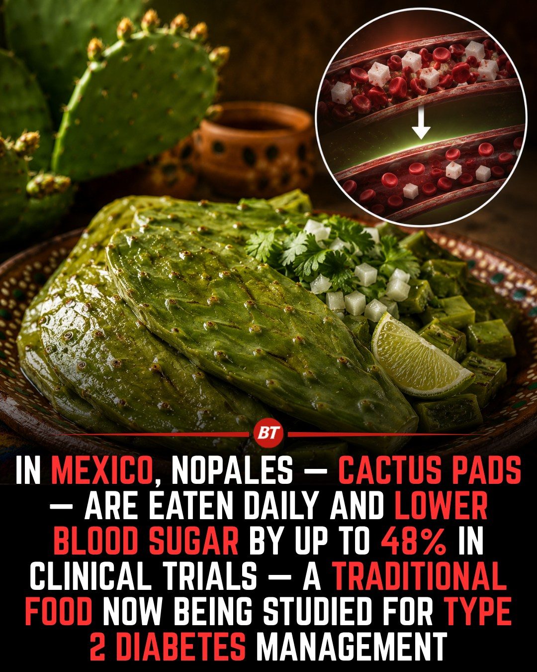 Nopales: Mexico's Cactus Pads for Blood Sugar Control