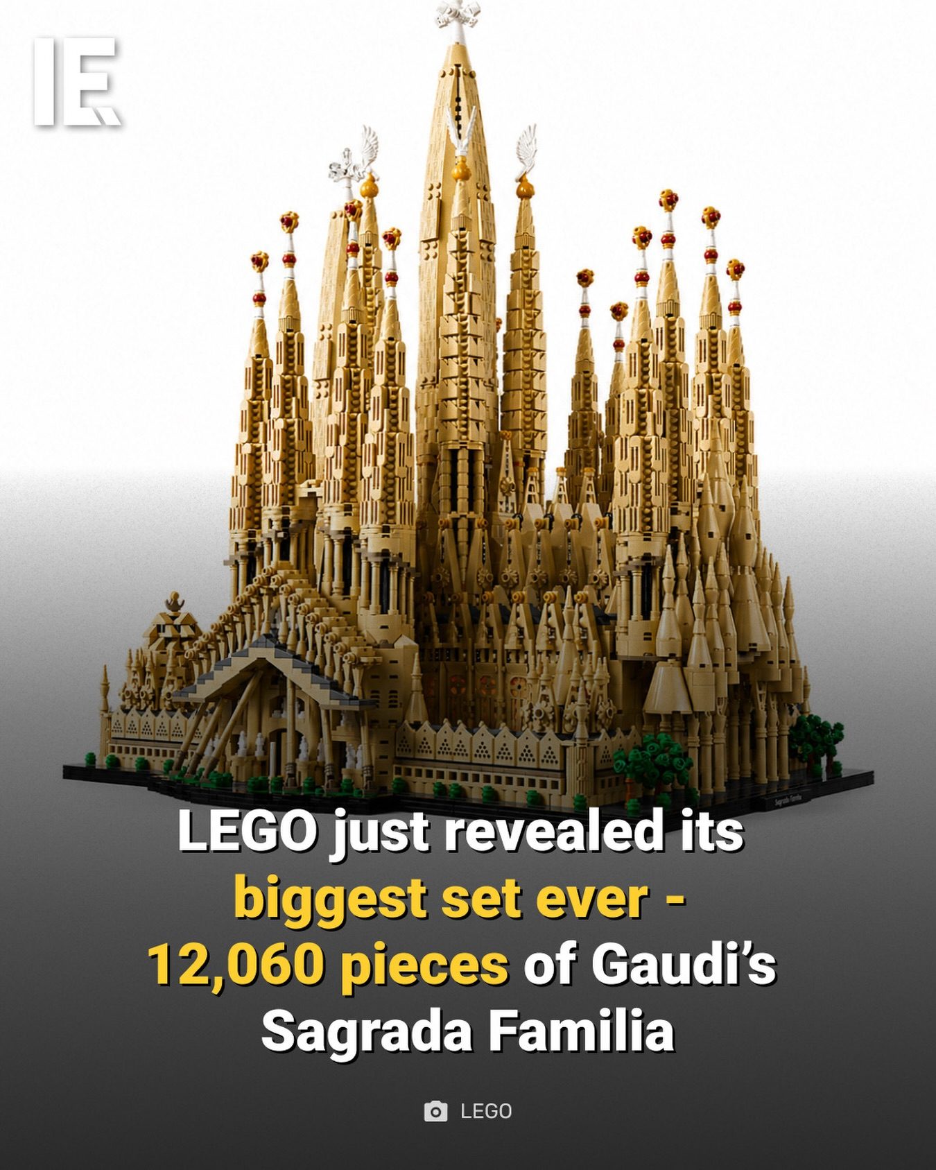 Unveiling LEGO's Biggest Set: 12,060 Pieces of Sagrada Familia