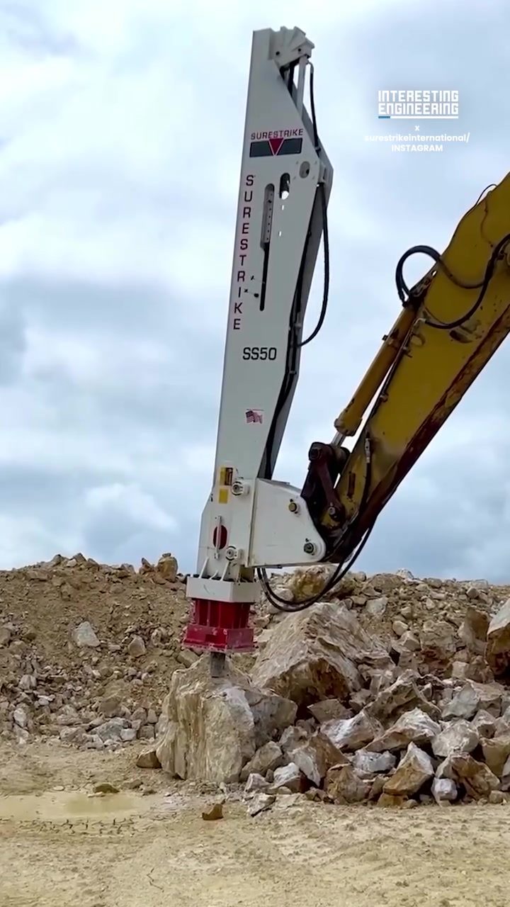 See the SureStrike SS50 Hydraulic Rock Breaker in Action