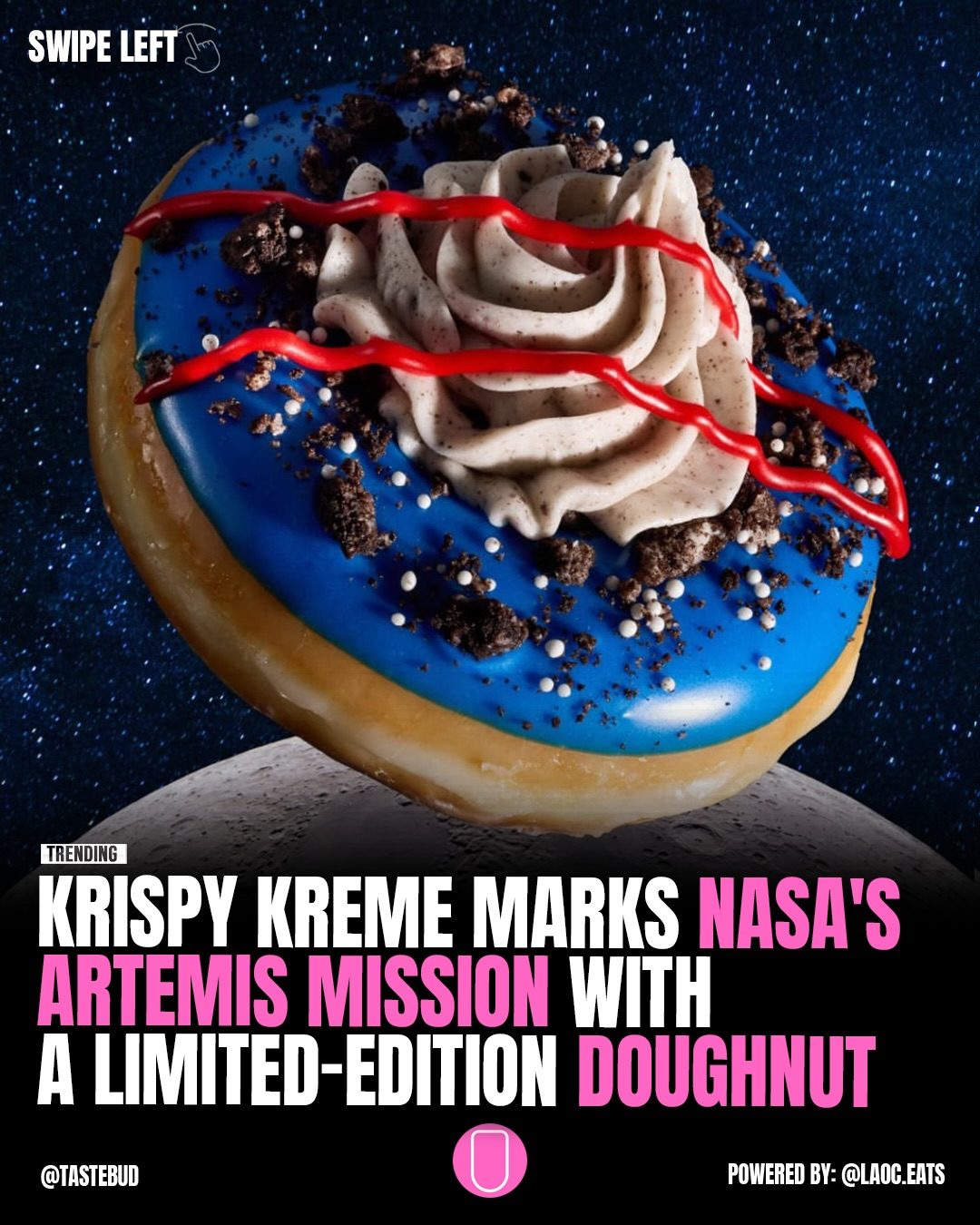Krispy Kreme's Space-Inspired Artemis II Doughnut Unveiled