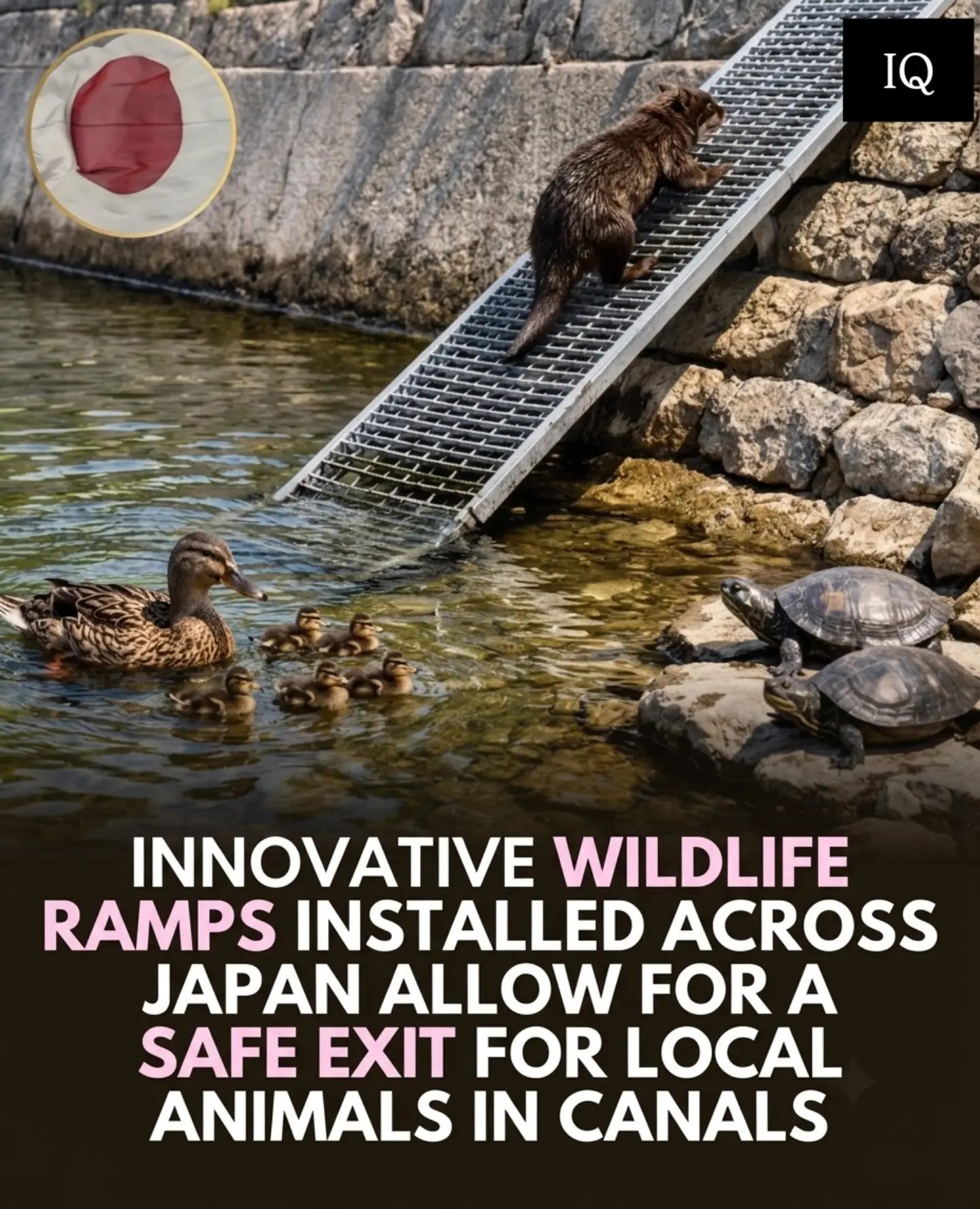 Japan's Innovative Wildlife Ramps for Urban Conservation