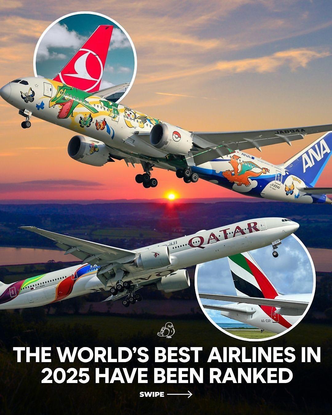 Top Airlines Ranked for 2025: Qatar Airways Leads