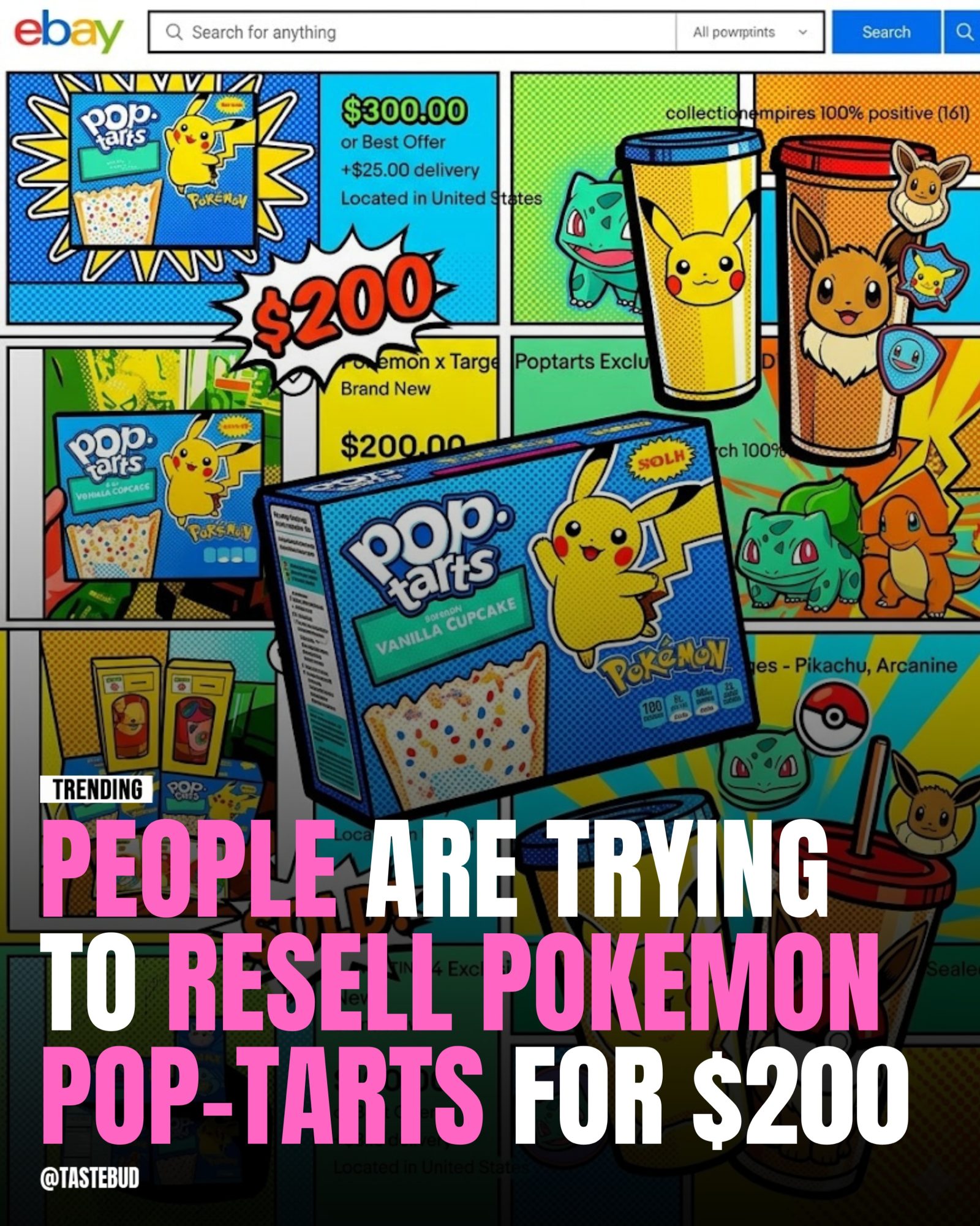 Pokémon Pop-Tarts Resale: Nostalgia Drives Prices to $300