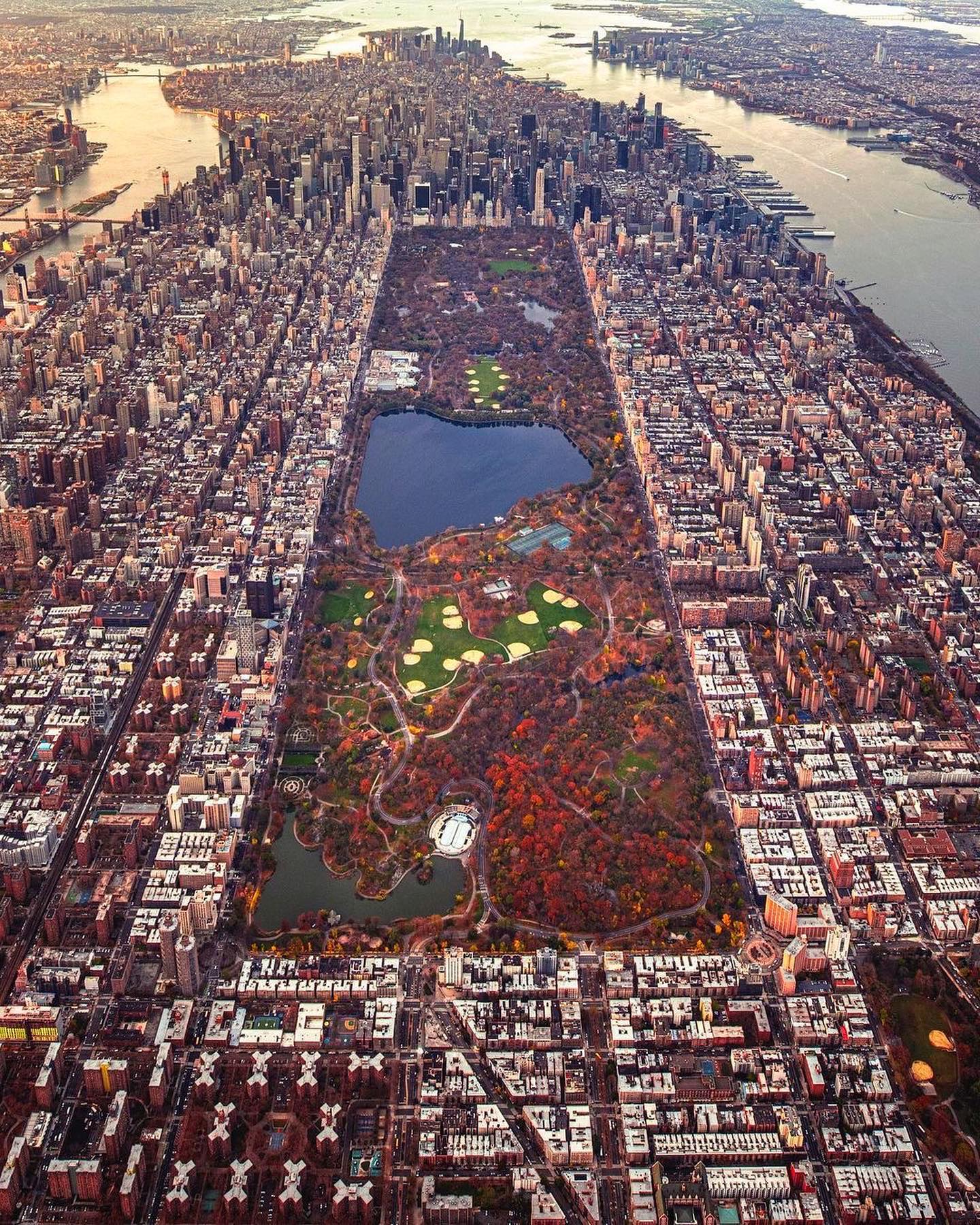 Central Park Aerial Views: Seasonal Beauty from Above
