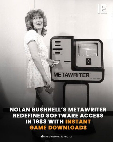 Nolan Bushnell’s Metawriter: The 1983 Vending Machine for Instant Games
