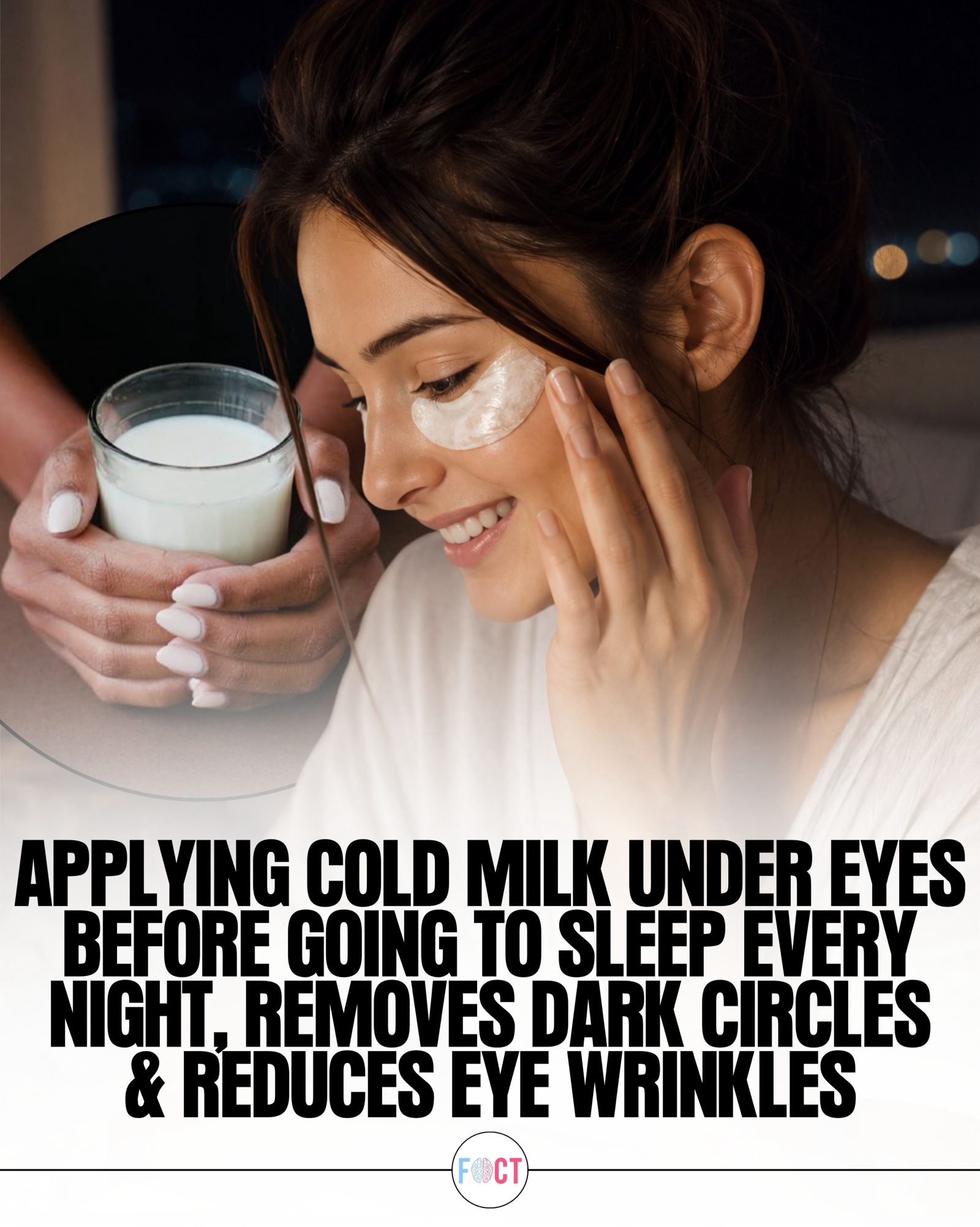 Cold Milk Under Eyes: Effective Skincare Remedy?