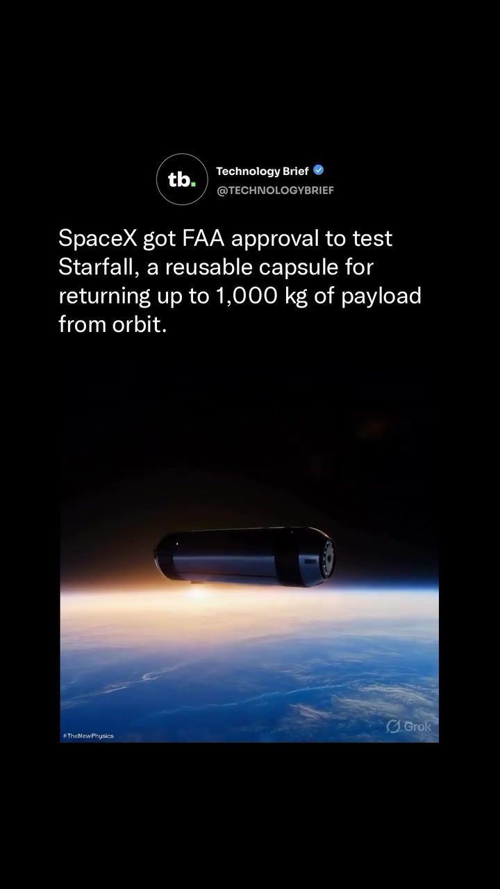 SpaceX Starfall: In-Space Manufacturing Breakthrough