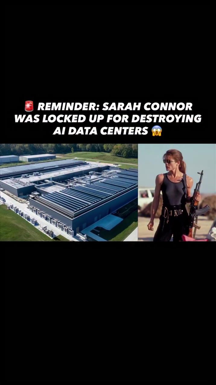 Sarah Connor's AI Data Center Destruction: Movie or Prophecy?