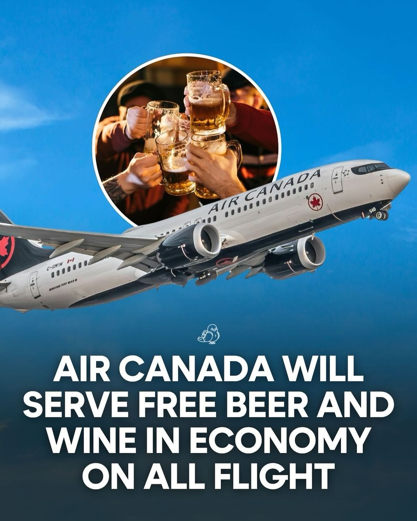 Air Canada Offers Free Beer and Wine in Economy on All Flights