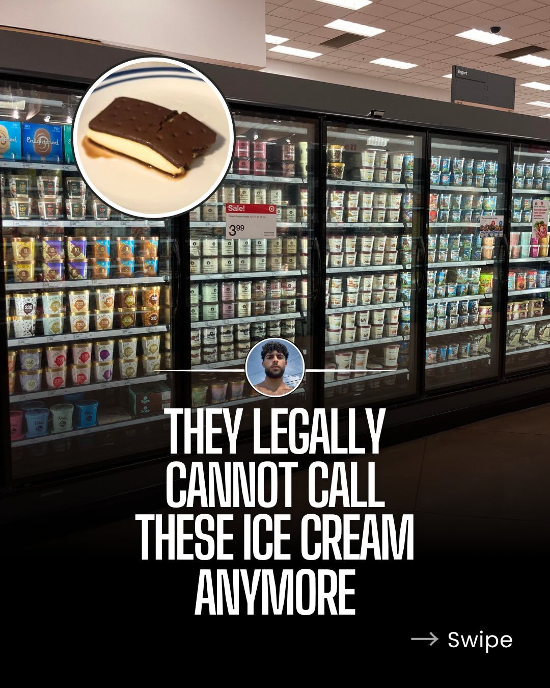 What Makes a Frozen Dessert Unfit for Ice Cream Label?