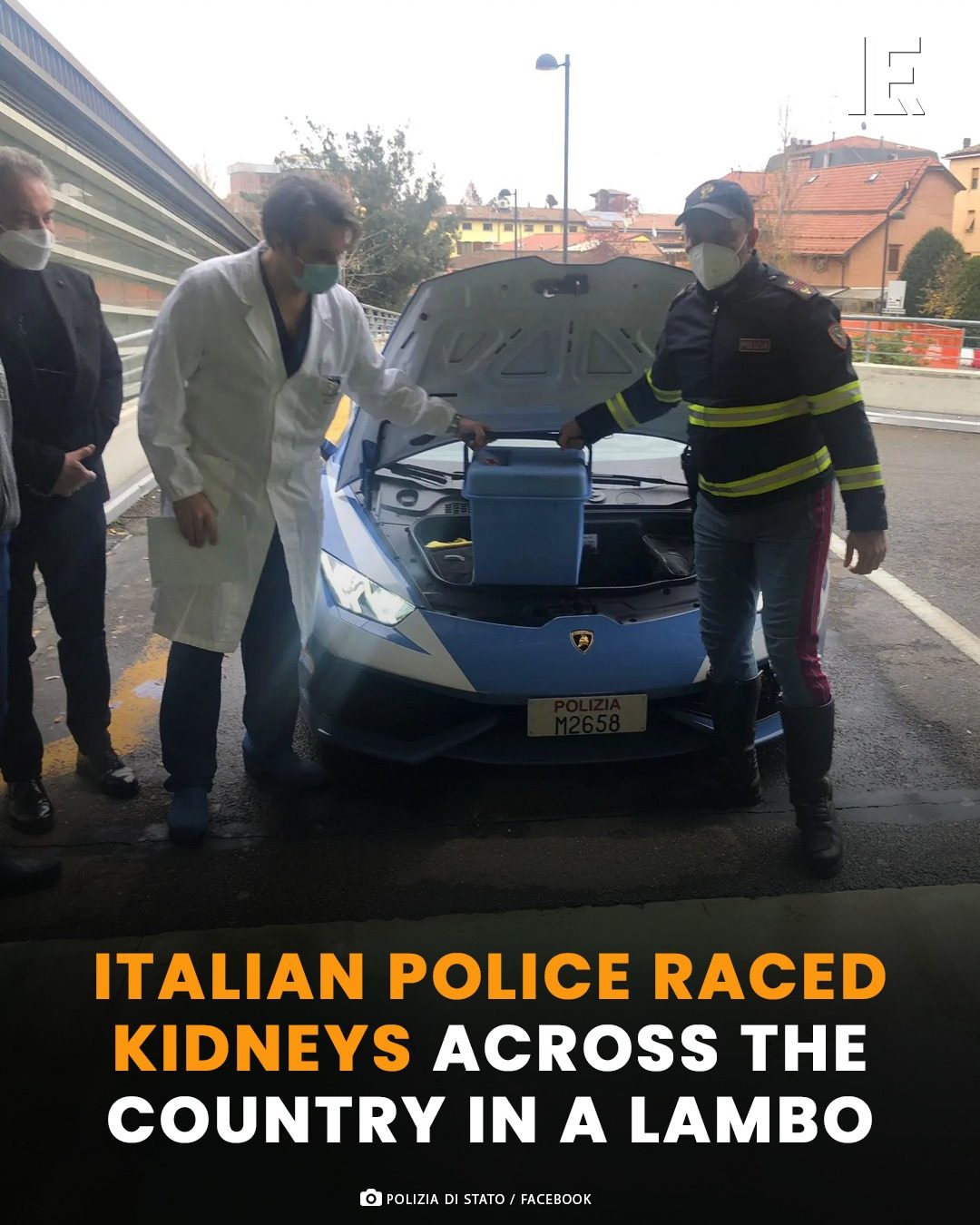 Lamborghini Huracán Used by Italian Police for Emergency Organ Delivery