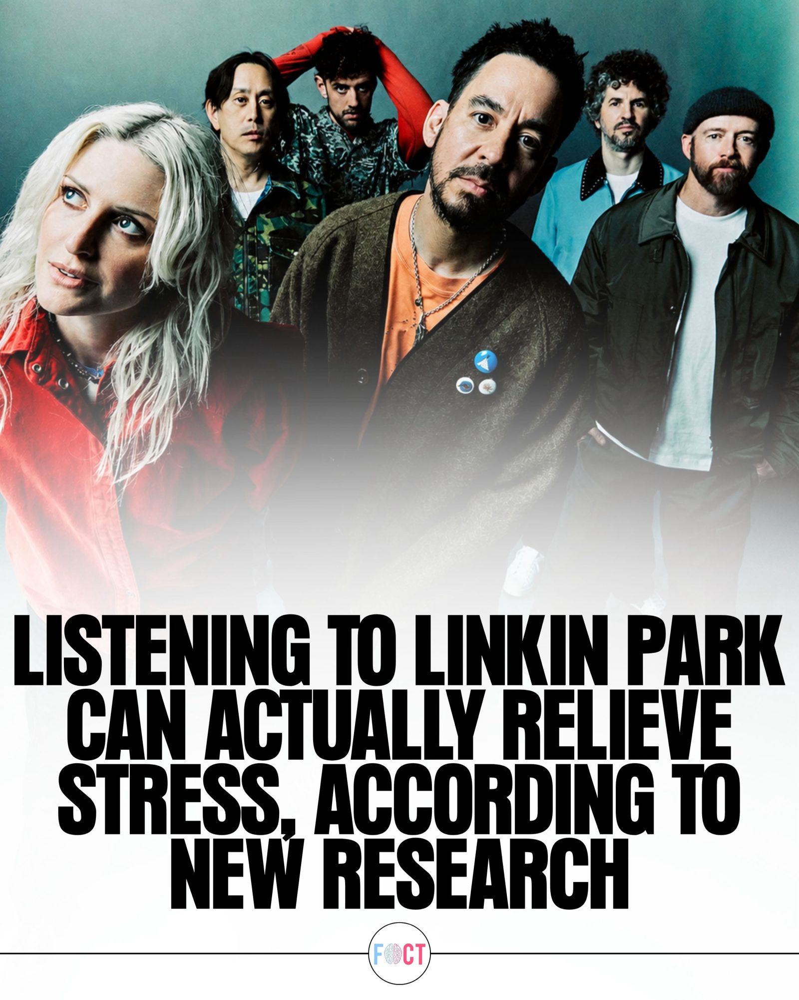 Linkin Park Tops Chart for Stress Relief Music