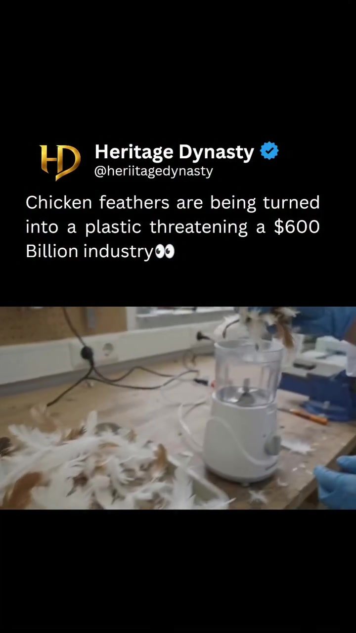 Turning Chicken Waste into Billion-Dollar Plastic Alternative