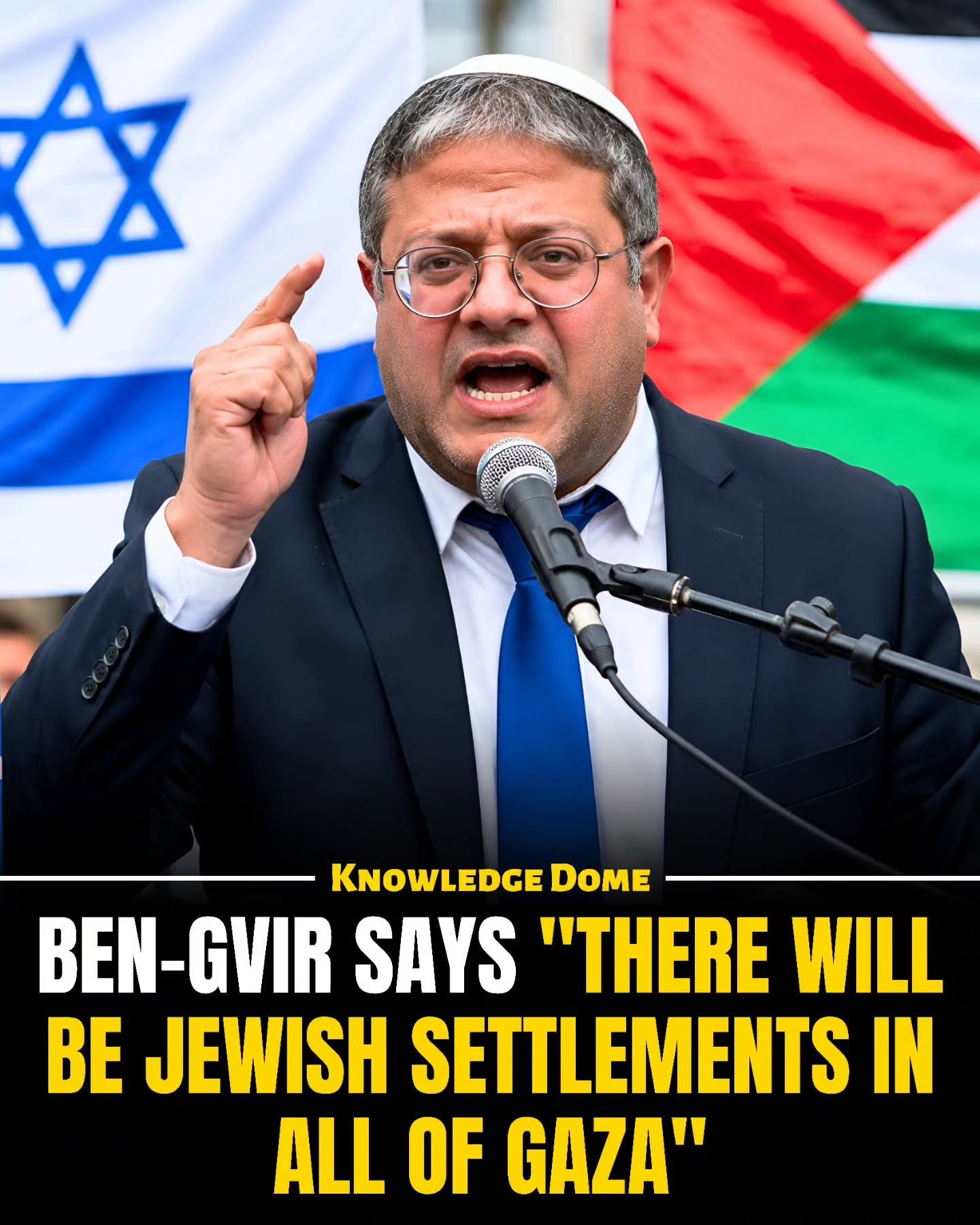 Israel's Ben-Gvir Pushes for Jewish Settlements in Gaza