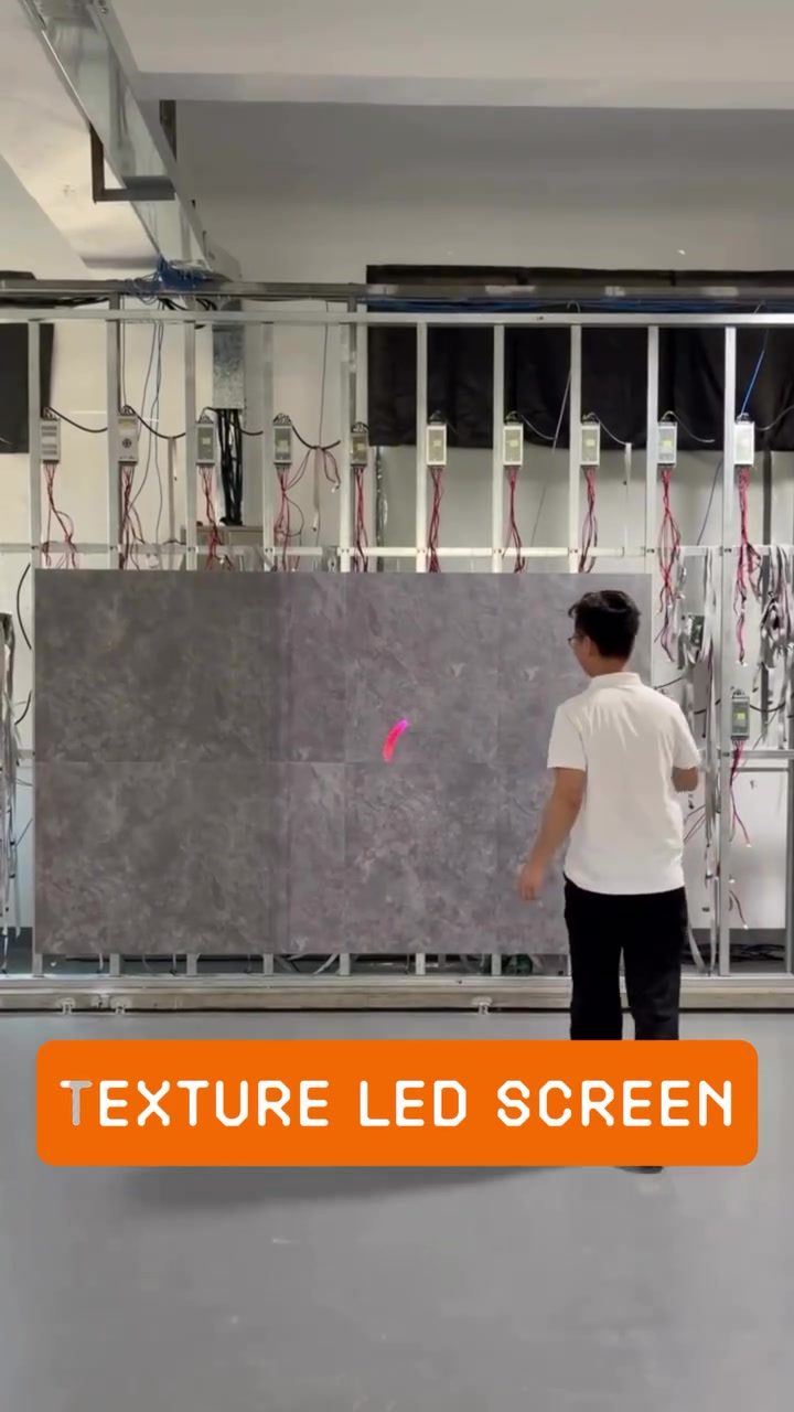 Discover Customizable Textured LED Screens for Luxury Interiors
