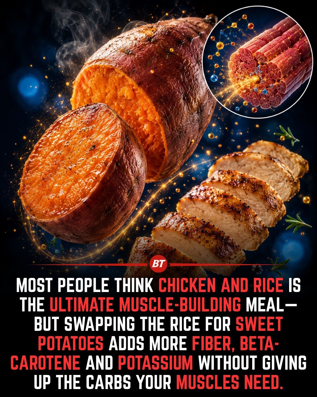 Swapping Rice for Sweet Potatoes: Boost Muscle Recovery