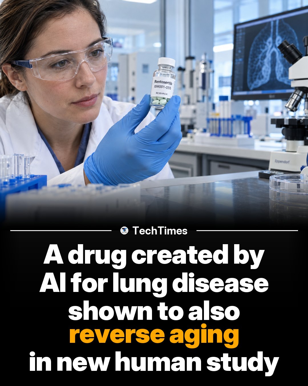 AI Drug Rentosertib: Lung Disease and Aging Reversal