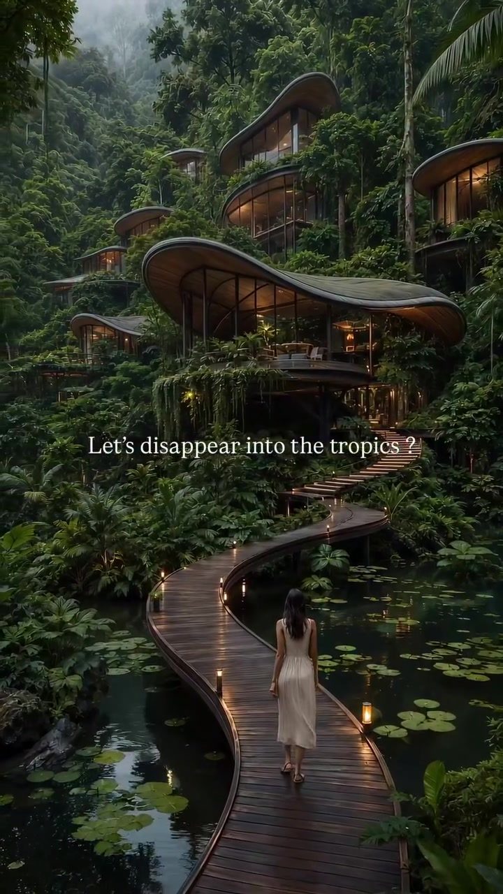 Discover the Allure of a Tropical Resort Escape in Lush Greenery