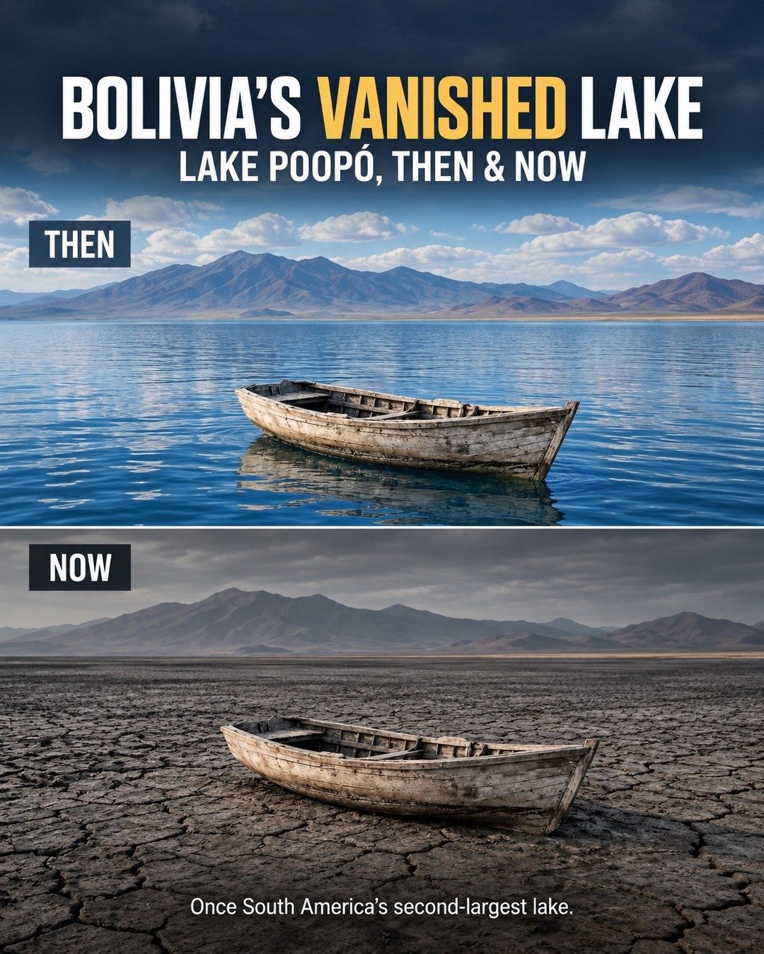 Lake Poopo's Disappearance: Bolivia's Vanished Lake