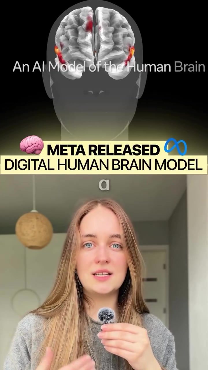 Meta's Digital Brain Model: Revolutionizing AI's Understanding of Human Responses