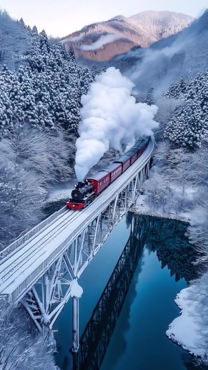 Exploring Winter Wonderland by Train