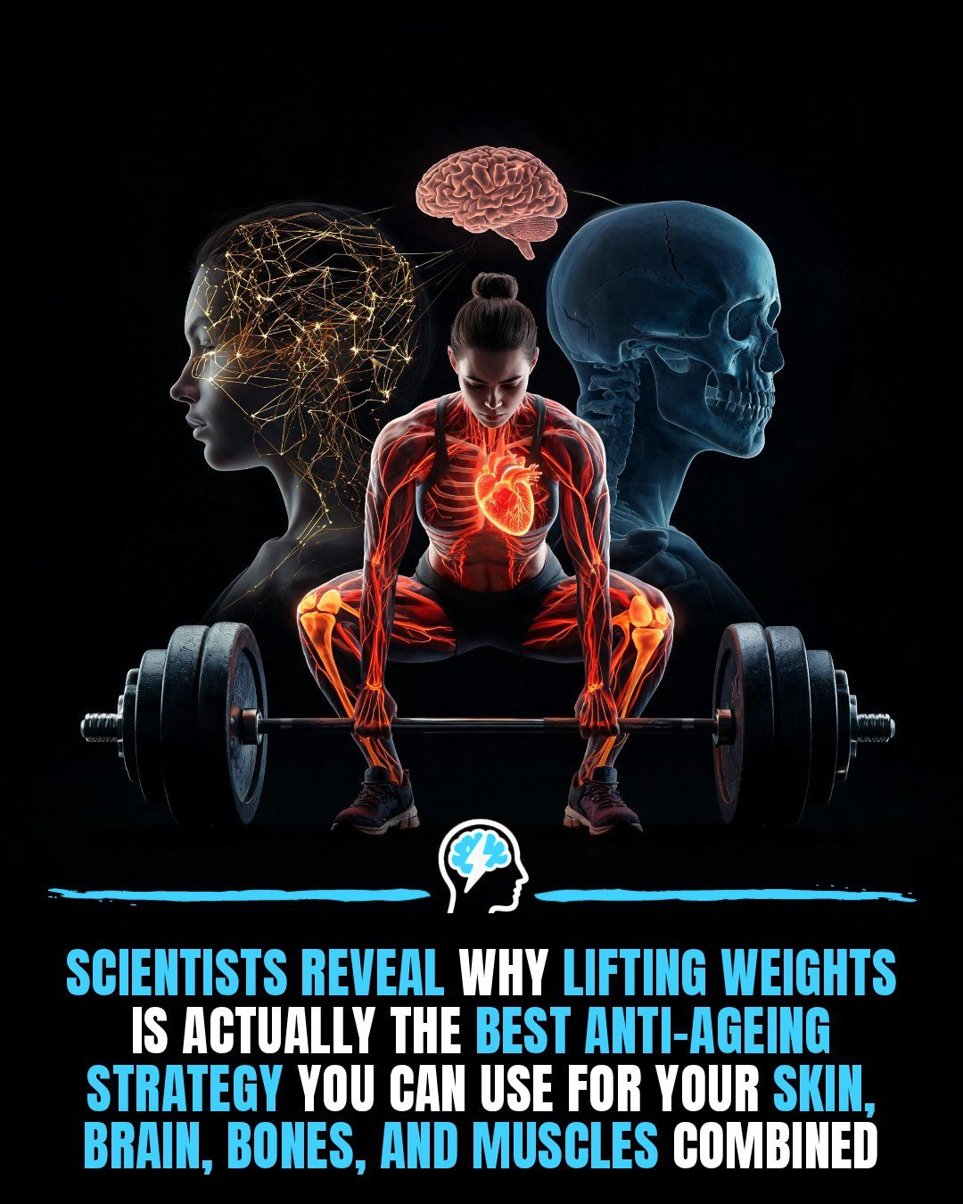 Weightlifting's Anti-Aging Benefits: Skin, Brain, and Bone Health