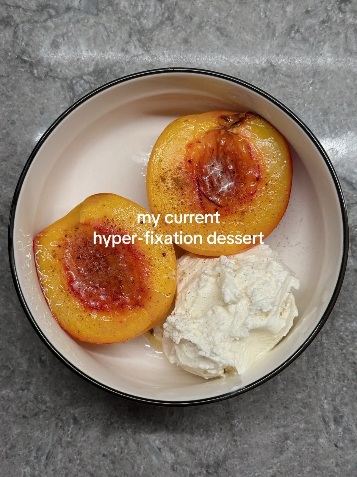 Baked Peaches Dessert Recipe