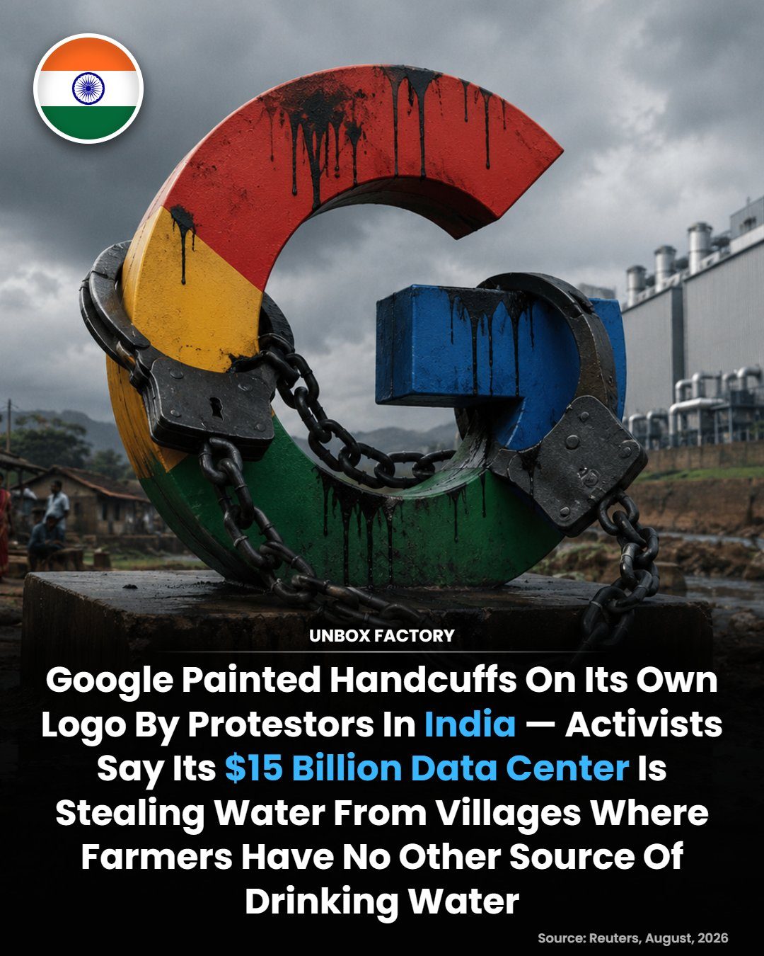 Google Protest in India: Activists Accuse Data Center of Water Theft