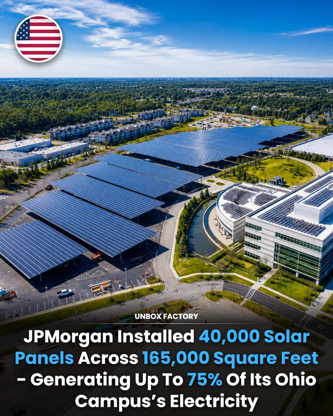 UPMorgan's Ohio Campus Powers 75% of Energy with Solar Panels