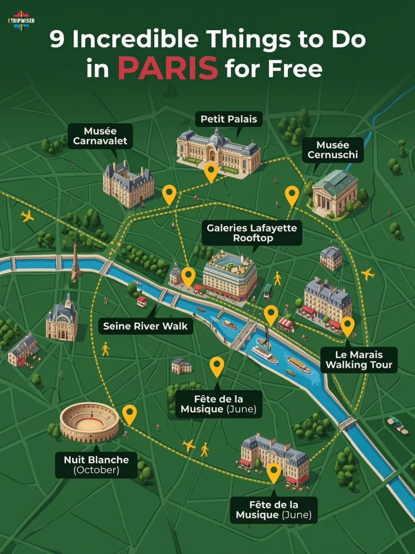 Discover Nine Free Activities in Paris