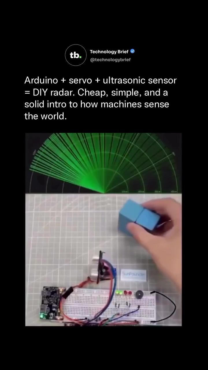 Build Your Own DIY Radar with Arduino and Basic Components
