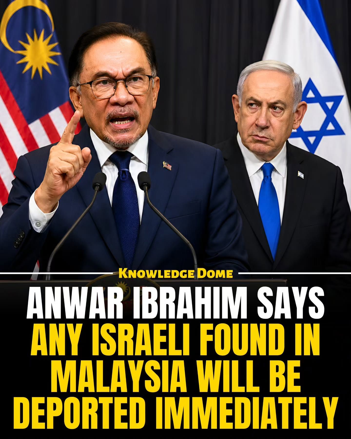 Malaysia's Prime Minister: Israelis to Be Deported Immediately