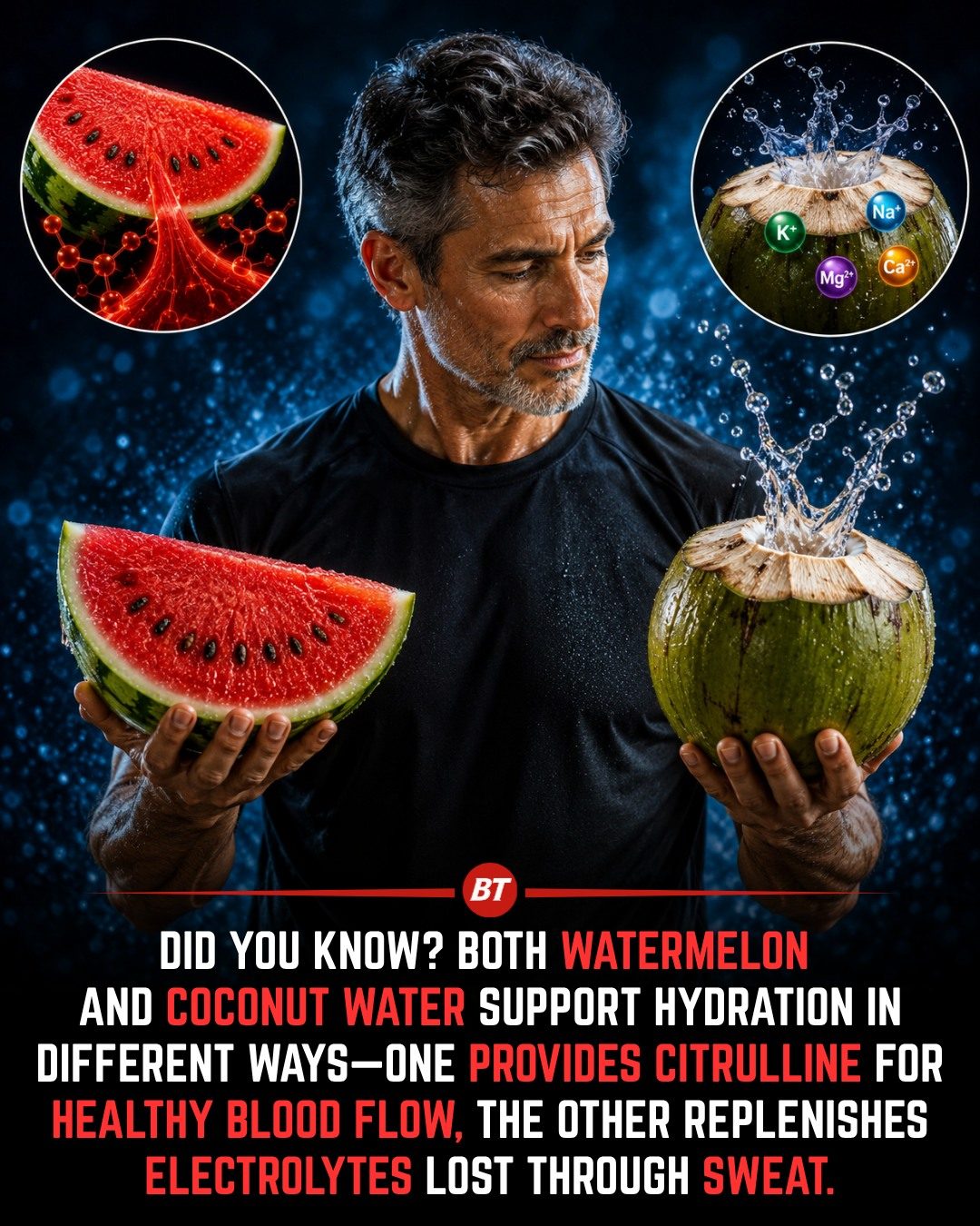 How Watermelon and Coconut Water Boost Hydration