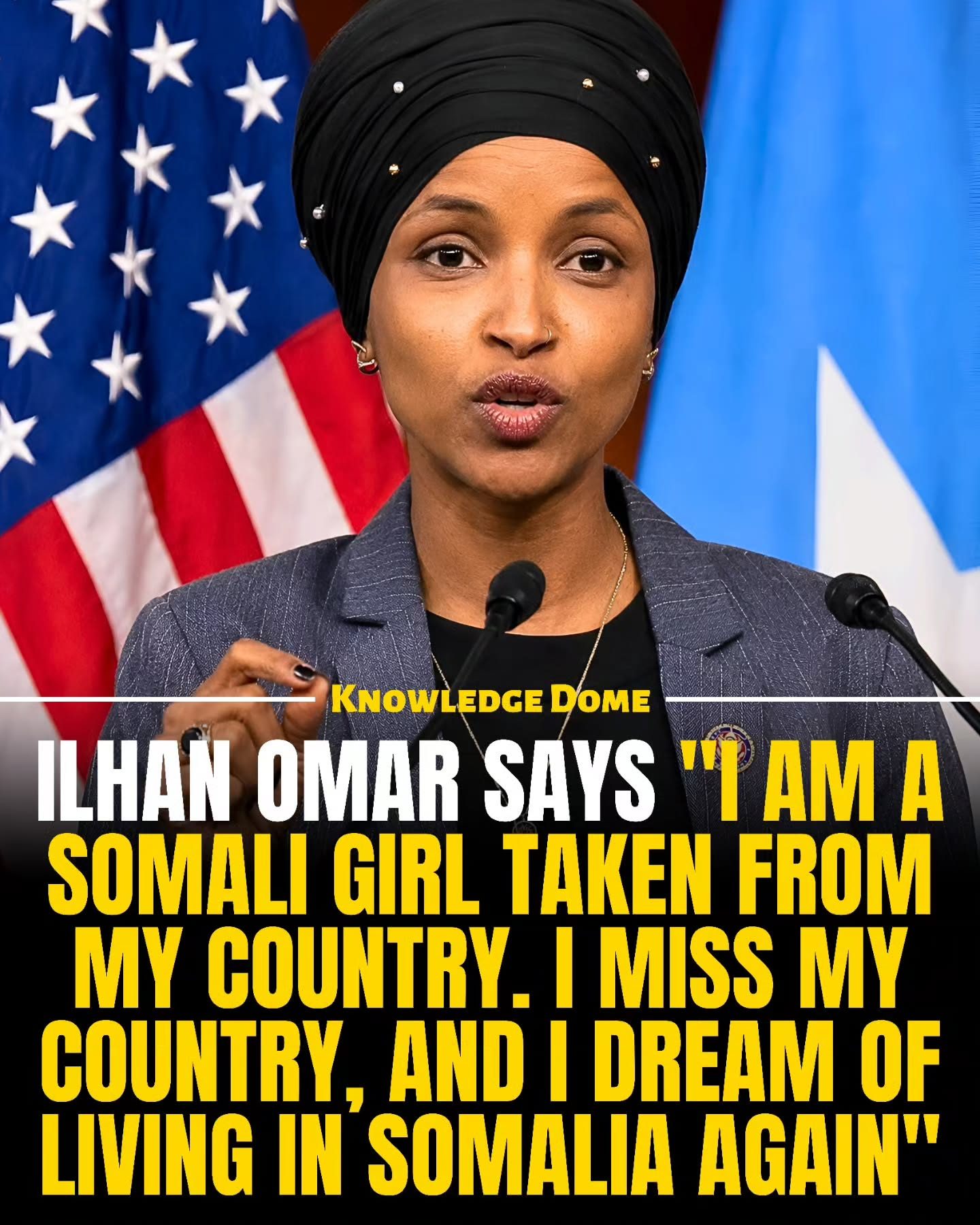 Ilhan Omar's Emotional Quotes on Missing Somalia