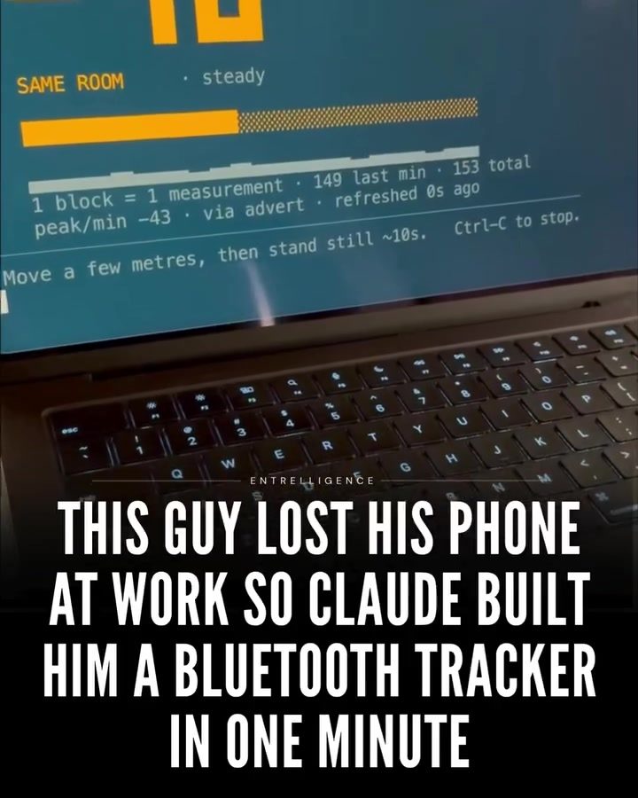 How AI Built a Bluetooth Tracker to Find a Lost Phone in Minutes