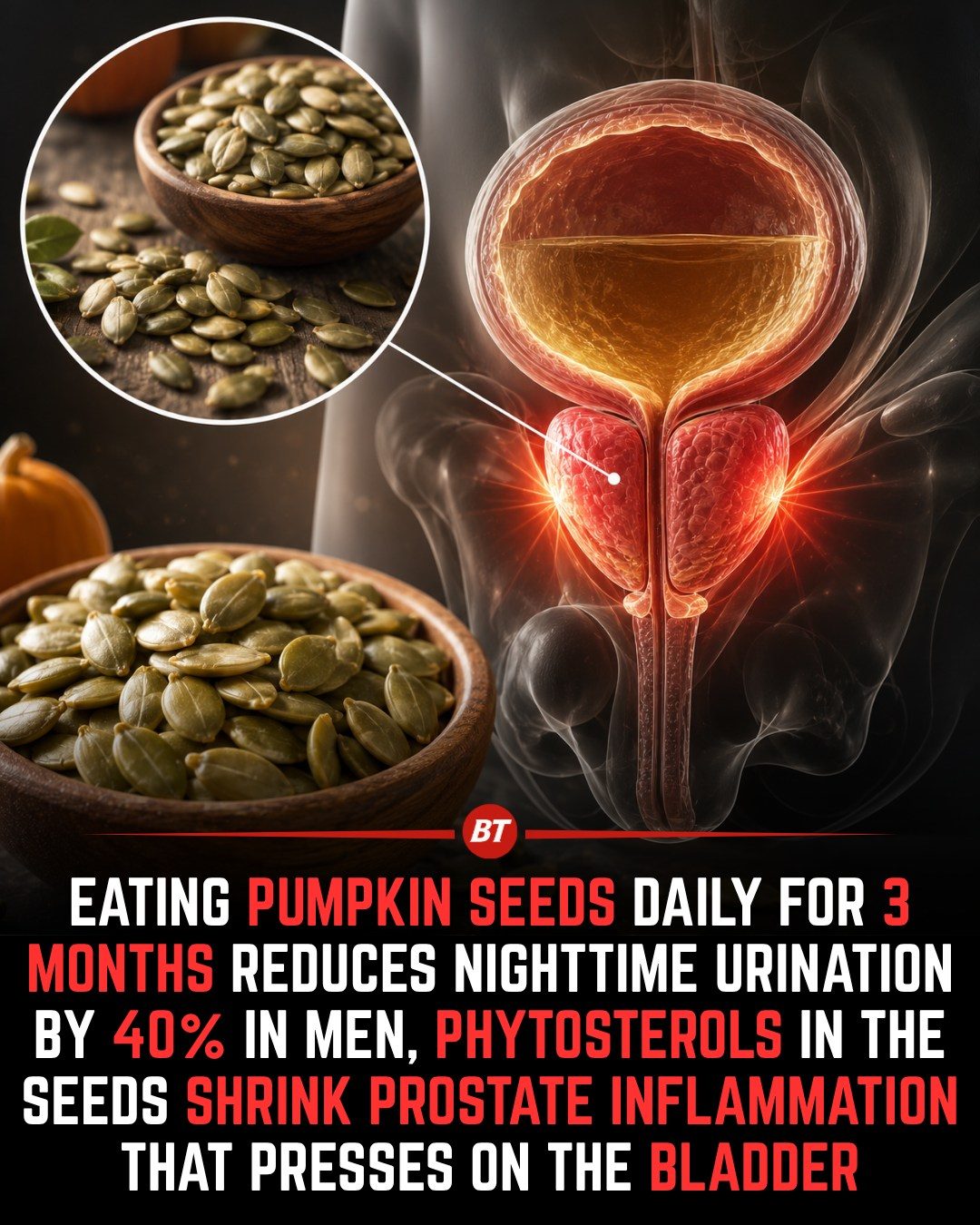 Pumpkin Seeds: Natural Aid for Men's Nighttime Urination