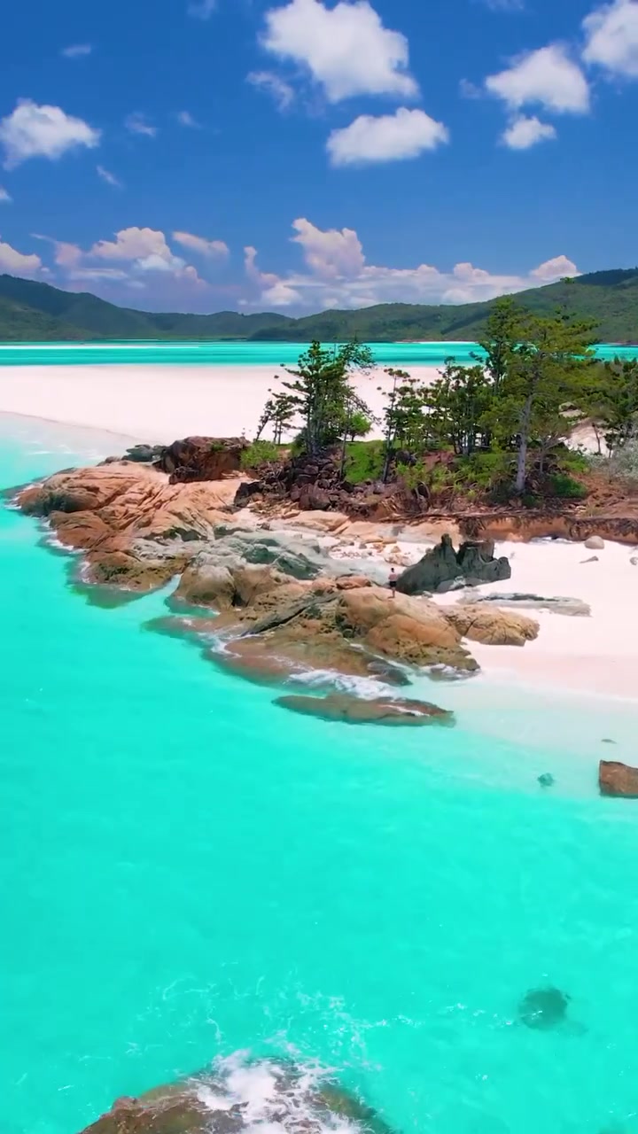 Betty's Beach: Whitsundays Paradise Aerial View