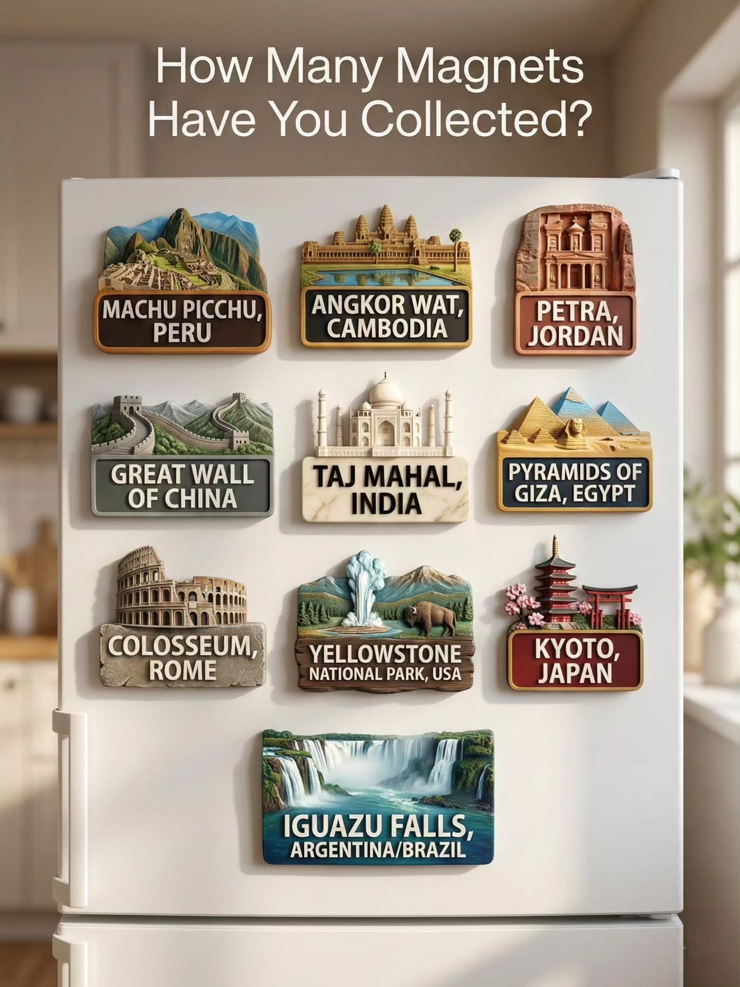 Travel Magnets: A Global Journey on Your Refrigerator