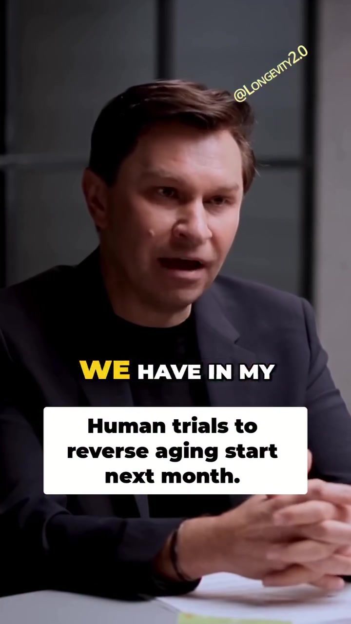 Human Trials for Age-Rewersal Technology Start Next Month