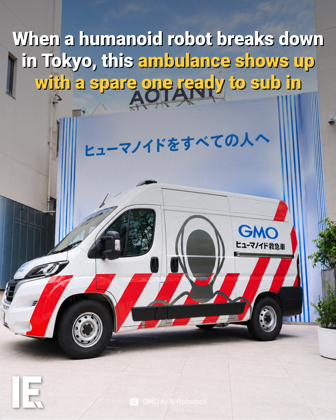 Tokyo's Autonomous Ambulance for Humanoid Robots
